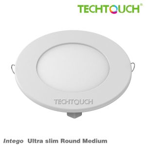 Intego Ultra-Slim Round Medium 15W White 560lm, Cut Out: 130mm, 3yrs Warranty