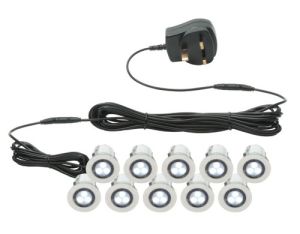 Endon 75530 Kios Outdoor Deck LED Lights Kit Of 10