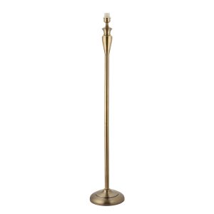 Endon OSLO-FL-AN Oslo Single Floor Lamp Antique Brass Plate Finish