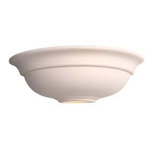 ENDON-UG-WB-G HILLSIDE SINGLE WALL LIGHT UNGLAZED CERAMIC FINISH