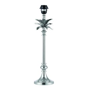 ENDON-EH-LEAF-TL-S LEAF SINGLE TABLE LAMP POLISHED NICKEL PLATE FINISH