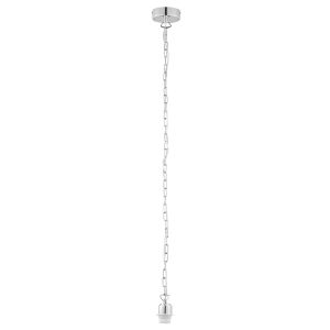 Cable Set 1 Light E27 Polished Chrome Adjustable 1.5m Eay Fit Chain Pendant