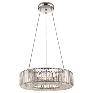 Campiello 6 Light G9 Clear Crystal Adjustable Pendant