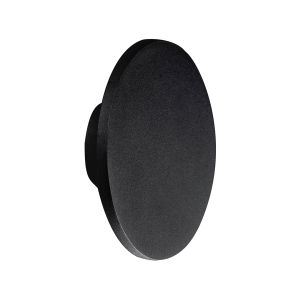 Bora Bora Wall Light 27cm Round 16W LED 2700K, 1350lm, Matt Black, 3yrs Warranty