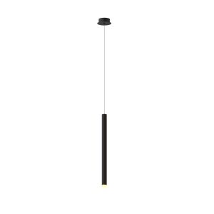 Cala 10cm 1 Light Pendant, 6W LED, 3000K, 420lm, Sand Black, 3yrs Warranty