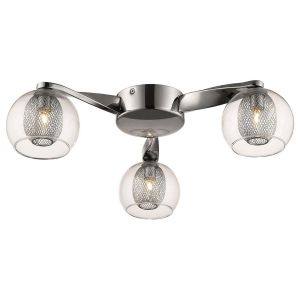 Doralice 3 Light G9 Flush Polished Chrome