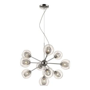 Doralice 10 Light G0 Polished Chrome Pendant