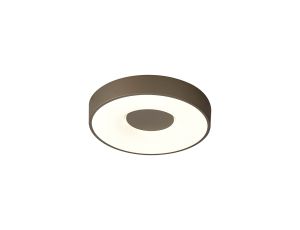 Coin 38cm Round Ceiling 56W LED With Remote Control 2700K-5000K, 2500lm, Sand Brown, 3yrs Warranty