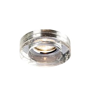 Crystal Bubble Downlight Round Rim Only Clear, IL30800 REQUIRED TO COMPLETE THE ITEM, Cut Out: 62mm