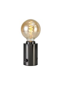 Delp Table Lamp, 1 Light E27, Dimmable, Pearl Black, (Lamps Not Included)