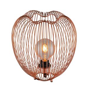 Sveva 1 Light Table Lamp E27 Copper