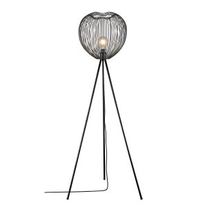 Sveva 1 Light E27 Floor Lamp Matt Black