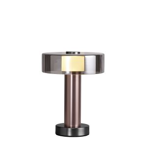 Gin Small Table Lamp, 1 Light GU10, Rose Gold