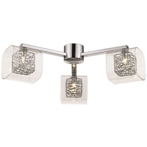 Zante 3 Light G9 Flush Polished Chrome