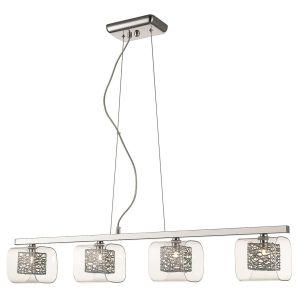 Zante 4 Light G9 Polished Chrome Adjustable Bar-Pendant