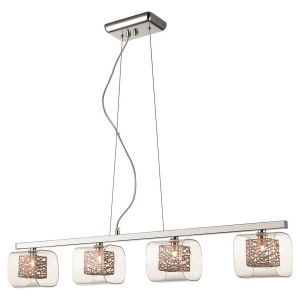 Zante 4 Light G9 Copper Adjustable Bar-Pendant