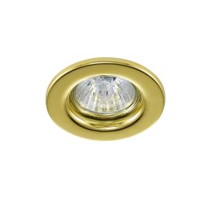 Hudson 8.4cm GU10 Fixed Downlight Gold (Lamp Not Included), Cut Out: 60mm