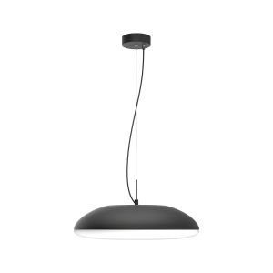 Kazz Pendant 50cm Round, 6 x E27 (Max 20W LED), Black