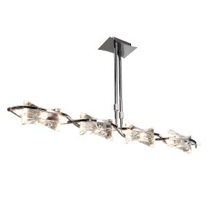 Kromo Linear Telescopic 4 Light G9 Line, Polished Chrome