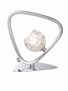 Lux Table Lamp 1 Light G9, Polished Chrome