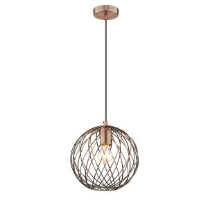 Lysandre 1 Light E27 Simmable Adjustable Antique Copper Pendant