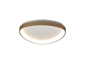 Niseko II Triangular Ceiling 42cm 38W LED, 2700K-5000K Tuneable, 2500lm, Remote Control, Gold, 3yrs Warranty