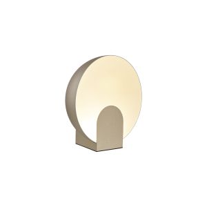 Oculo 20cm Table Lamp, 5W LED, 3000K, 400lm, Satin Gold, 3yrs Warranty