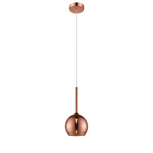 Winny 1 Light G9 Adjustable Dimmable Copper Pendant