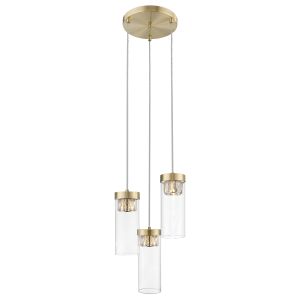 Enea 3 Light Adjustable Dimmable Double Insulated Light Antique Bronze Pendant