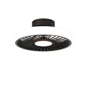 Turbo 51.2cm 55W LED Dimmable Ceiling Light With Built-In 30W DC Reversible Fan, Black, 4100lm, 5yrs Warranty